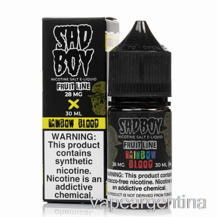 Sangre Arcoiris - Sales Sadboy - 30ml 28mg Vape Descartable